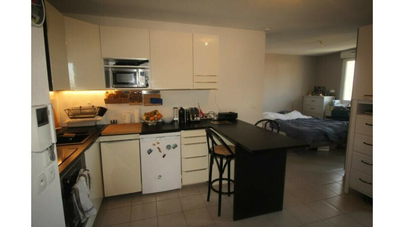 Un appartement meublé d'une pièce, d'une superficie de 30 m2, disponible à la location