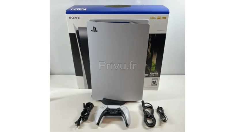 Sony PlayStation 5 Disc Edition PS5 825 Go console blanche système