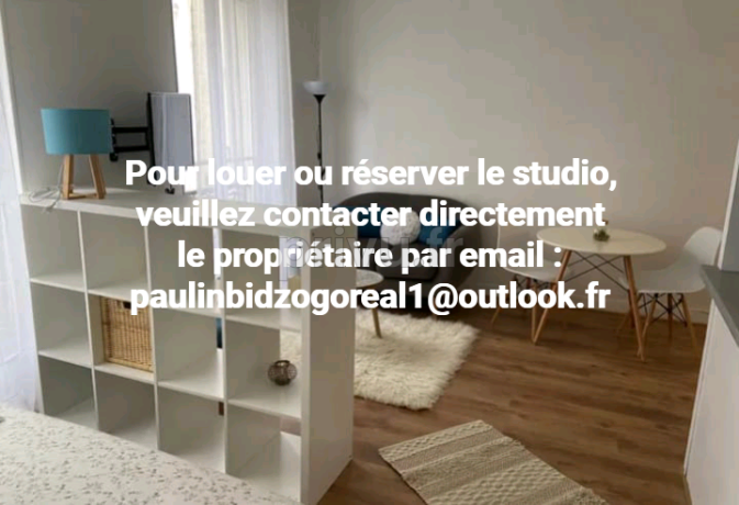 Studio meublé + SDB privative